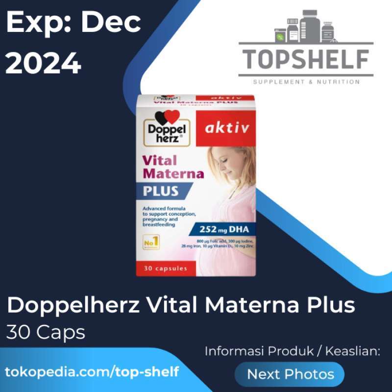 Jual Doppelherz Vital Materna Plus Complete Pregnancy Multivitamins Dha