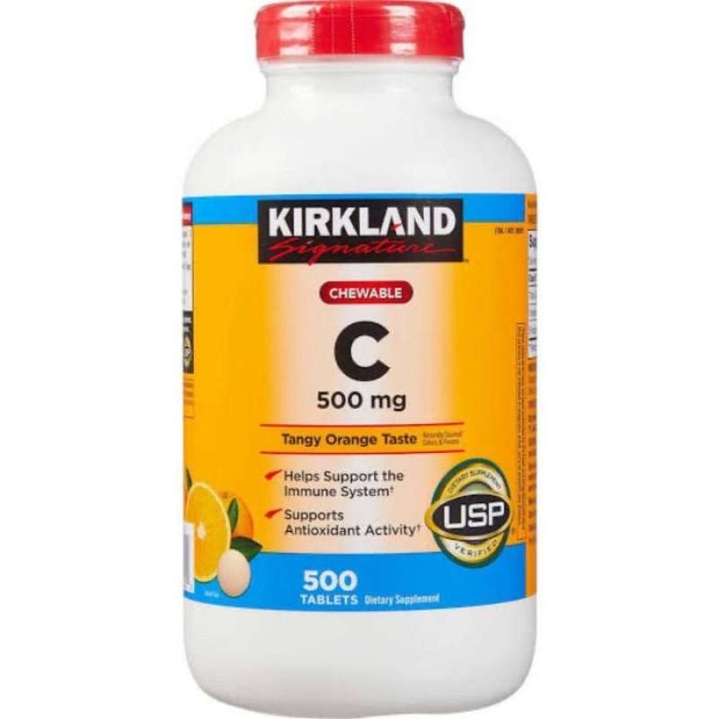 Promo KIRKLAND SIGNATURE VITAMIN C 500 TABLETS 500MG 500 TABLET 500 MG