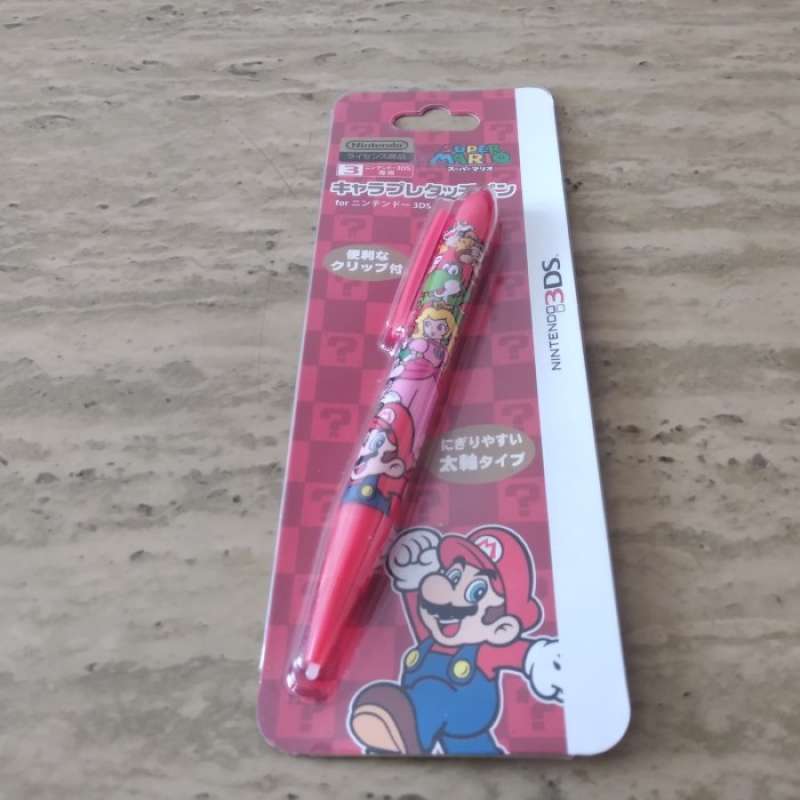 Promo Nintendo 3DS Original Stylus Nintendo 3DSXL Super Mario Red