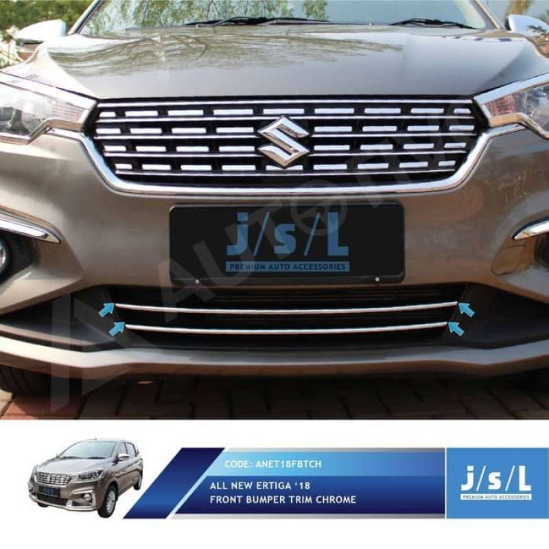 Jual Jsl List Grill Radiator All New Ertiga 2018 Front Bumper Trim