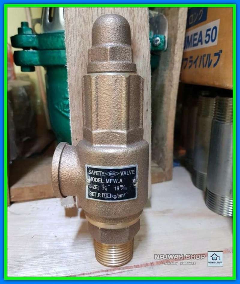 Hisec Psv Promo Pressure Safety Valve 1 inch Hisec Kuningan Brass Ori Taiwan ...