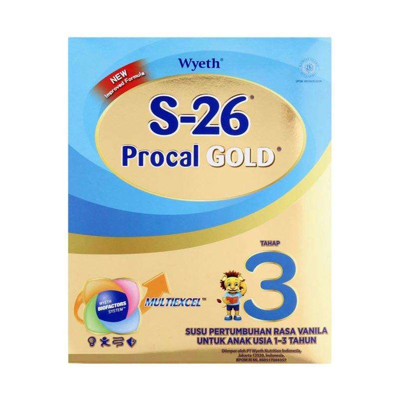 Jual S26 Procal Gold Tahap 3 Vanila Box Susu Formula [700 gr] di Seller ...