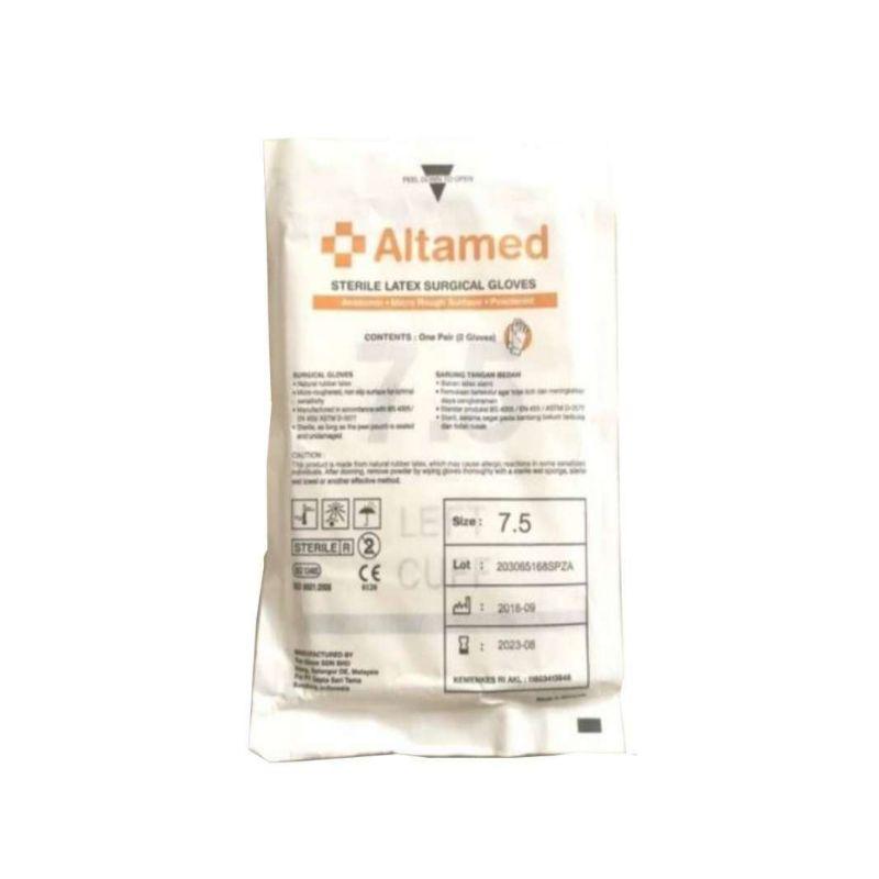 Jual Sarung Tangan Panjang Latex Steril Altamed (powdered) Di Seller ...