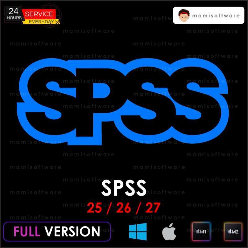 Jual [windows Mac M1 M2] 27 / 26 / 25 Spss Mac 25