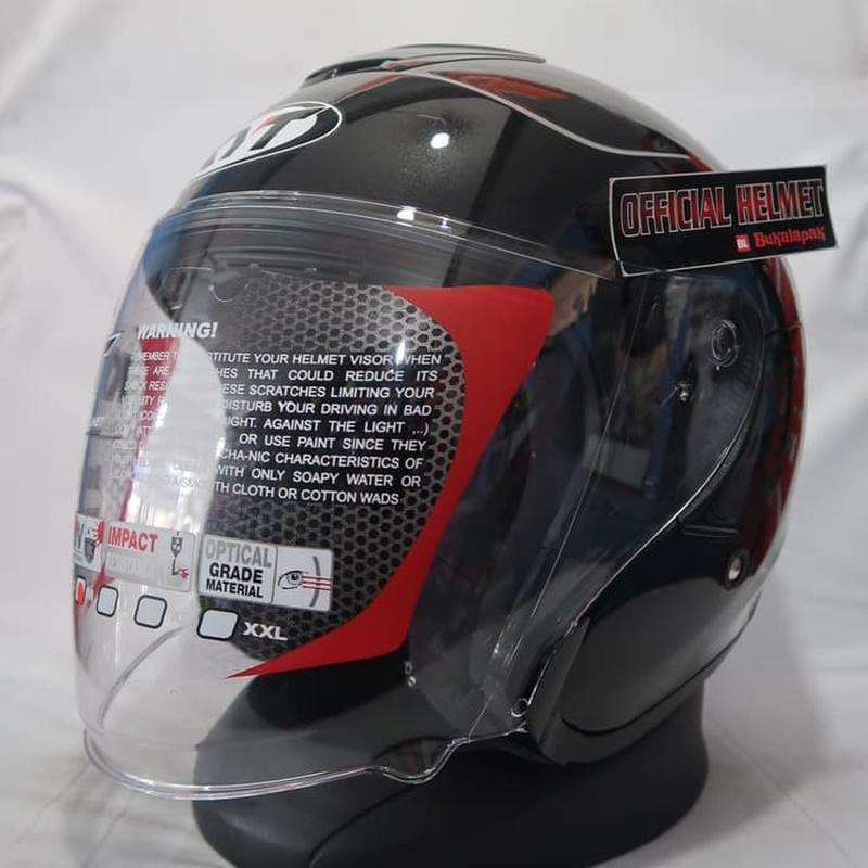 Jual KYT KYOTO SOLID Black Metalic original kyt di Seller Jogja