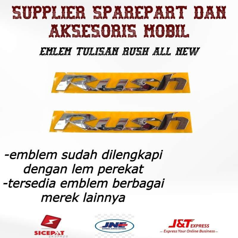 Memilih dan Membeli Stiker Tulisan Rush Bumper Depan Secara Online: Panduan Lengkap dari Pemilihan hingga Pemasangan