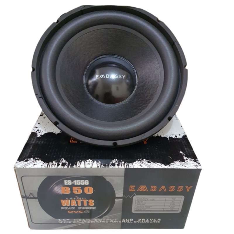 Jual Subwoofer Komponen Speaker EMBASSY ES1556 ES 1556 15inch Double