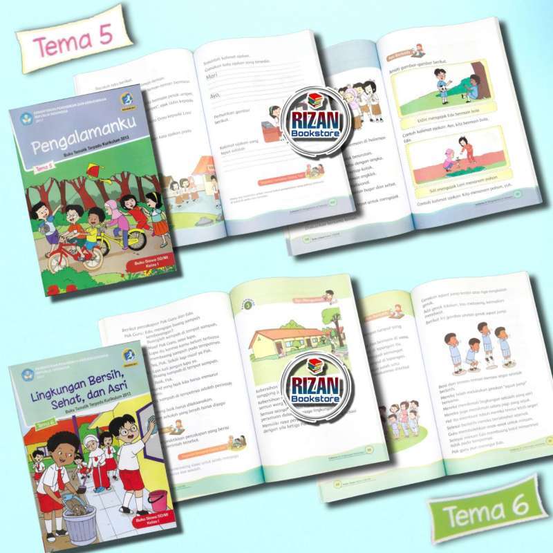 Jual Buku Tematik SD Kelas 1 Tema 1-8 Edisi Revisi Tahun 2017 - TEMA 3 ...