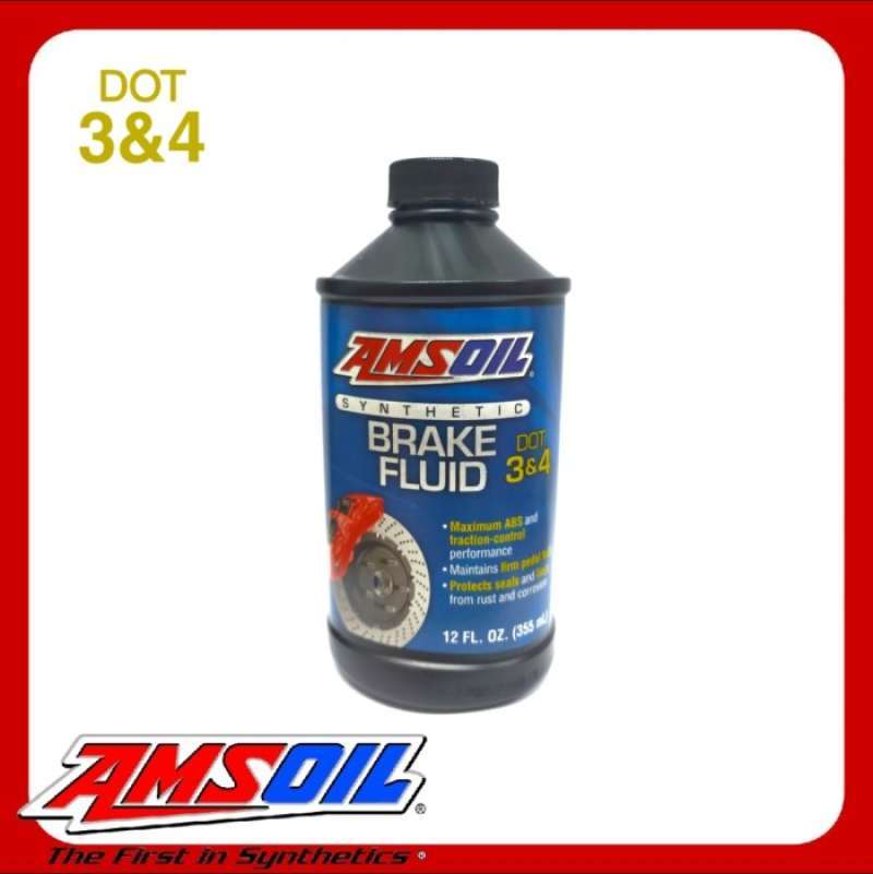 Promo Amsoil Synthetic Brake Fluid Dot 3&4 Diskon 23 di Seller