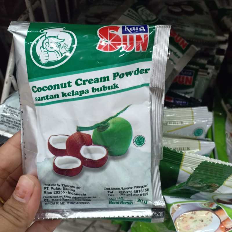 Jual Kara Sun Coconut Cream Santan Powder [20 g/ 60 sachet/Karton] di