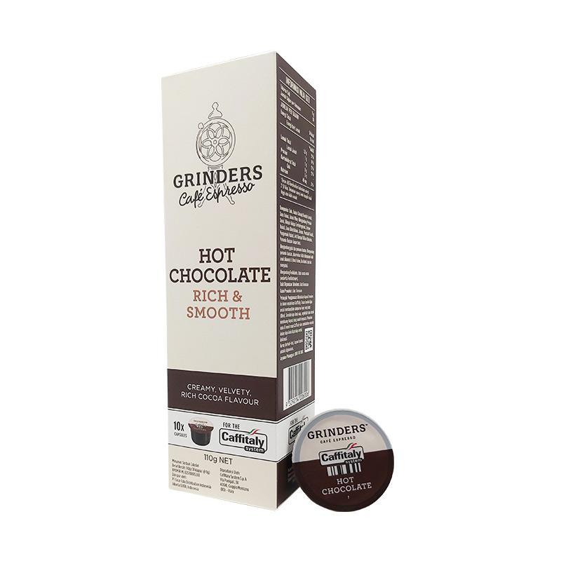 Jual WHS GRINDERS Hot Chocolate Rich & Smooth [10 Capsules/ 110 gr