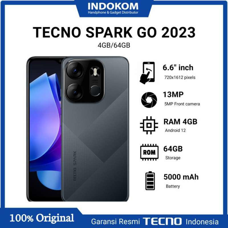 Jual Tecno Spark Go 2023 4gb/64gb Di Seller Indokom - Indokom - Kota ...