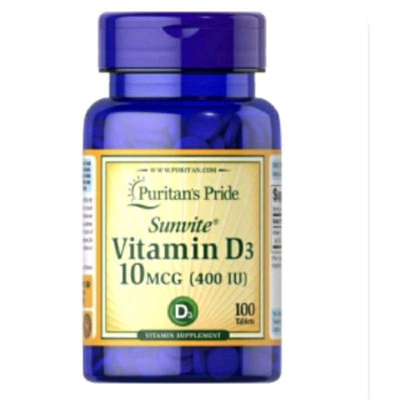 Jual Puritan's Puritan Pride Vitamin D3 Vit D3 400iu 400 Iu Isi 100