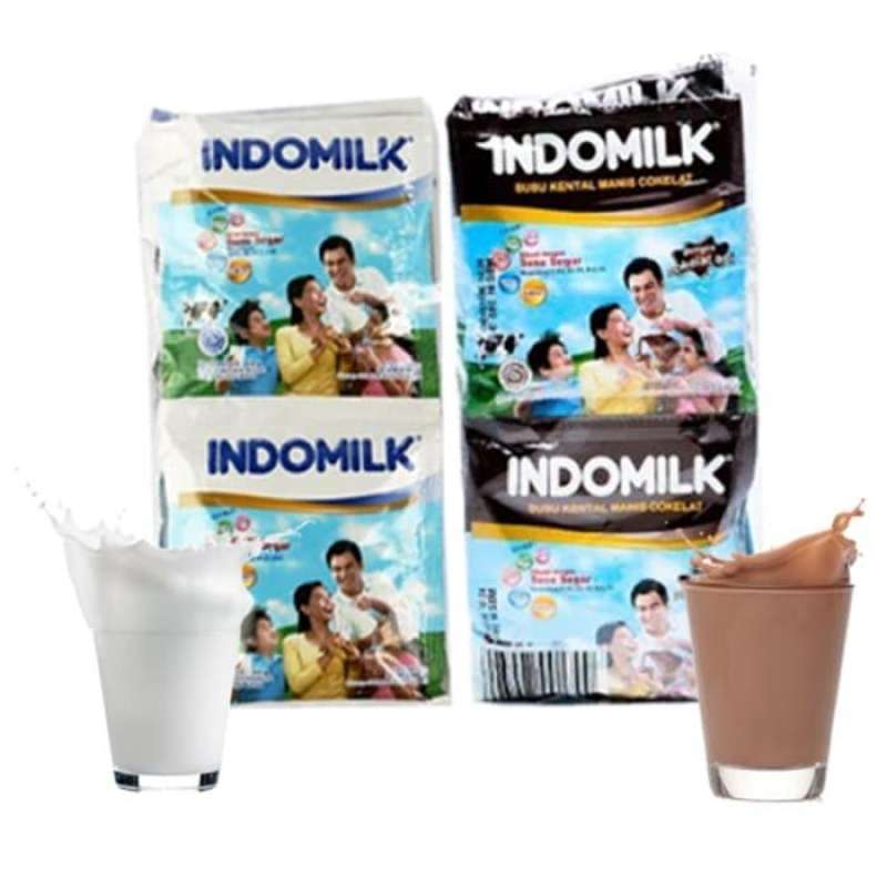 Jual INDOMILK SUSU KENTAL MANIS SACHET 6 x 40Gr Vanila di Seller Toko