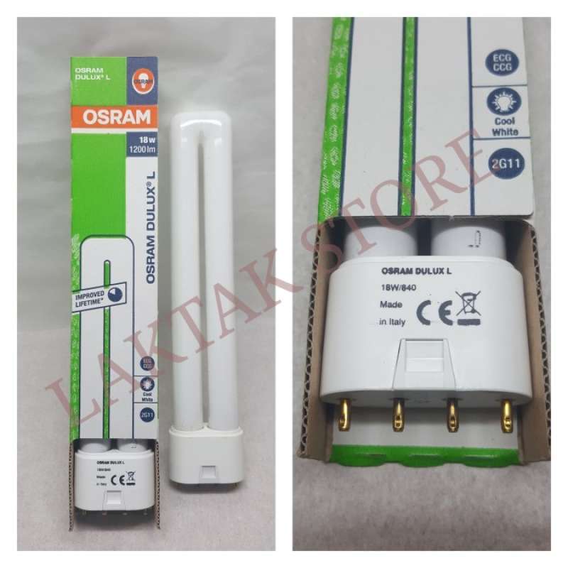 Promo Lampu Osram Dulux-L 18W/840 Cool White, Pl Long 18W/840 Diskon 35 ...