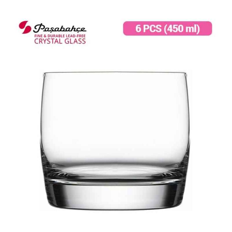 Jual Pasabahce Rocks Whisky Gelas Minum [450 mL/ 6 pcs] di Seller ...
