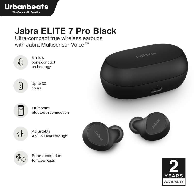 Promo Jabra Elite 7 Pro True Wireless Earbuds Diskon 25 di Seller