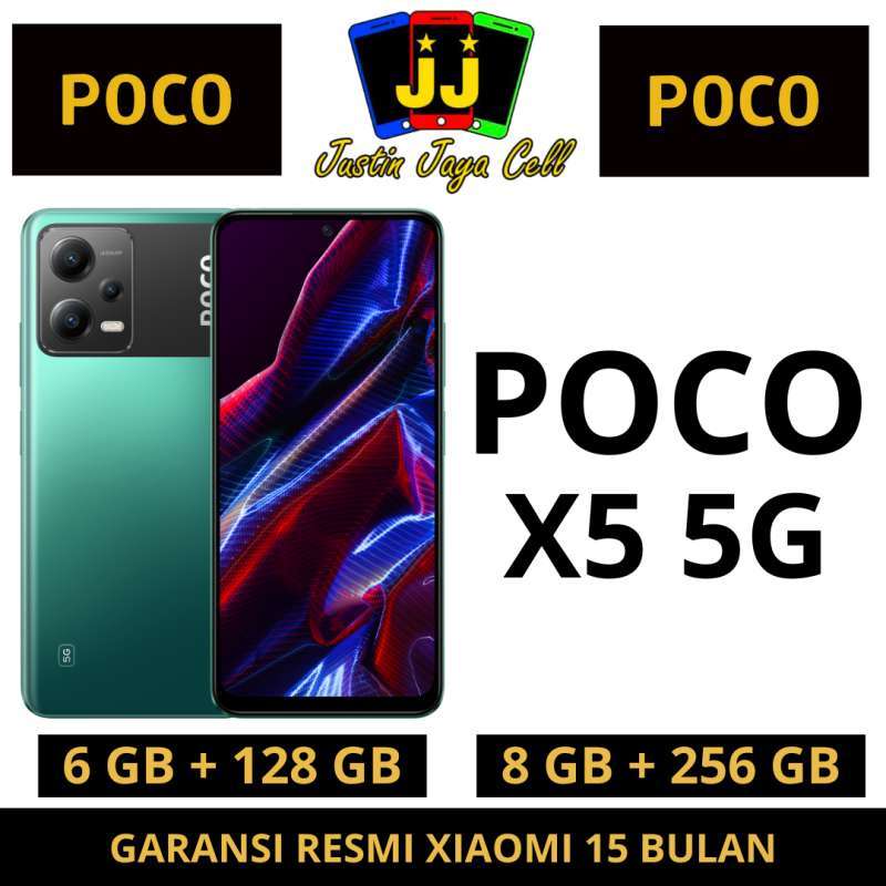 Jual XIAOMI POCO X5 5G 8/256 & POCO X5 5G 6/128 GARANSI RESMI XIAOMI 15 ...