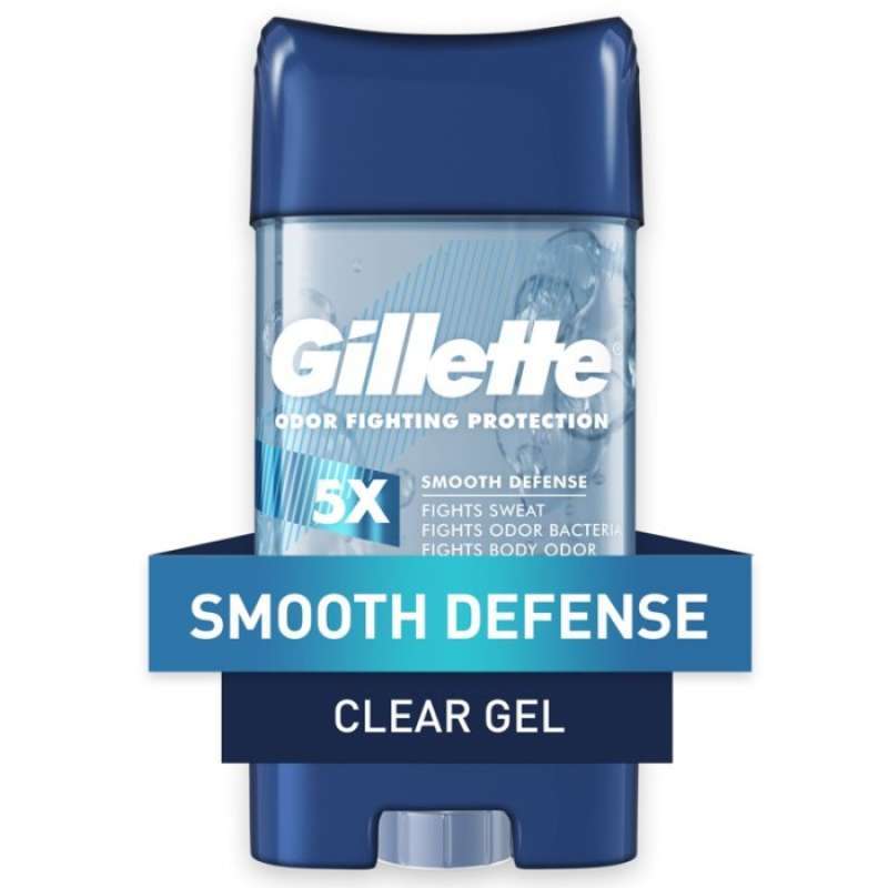 Promo Gillette Antiperspirant Deodorant Clear Gel Smooth Defense 3.8 oz Diskon 33 di Seller