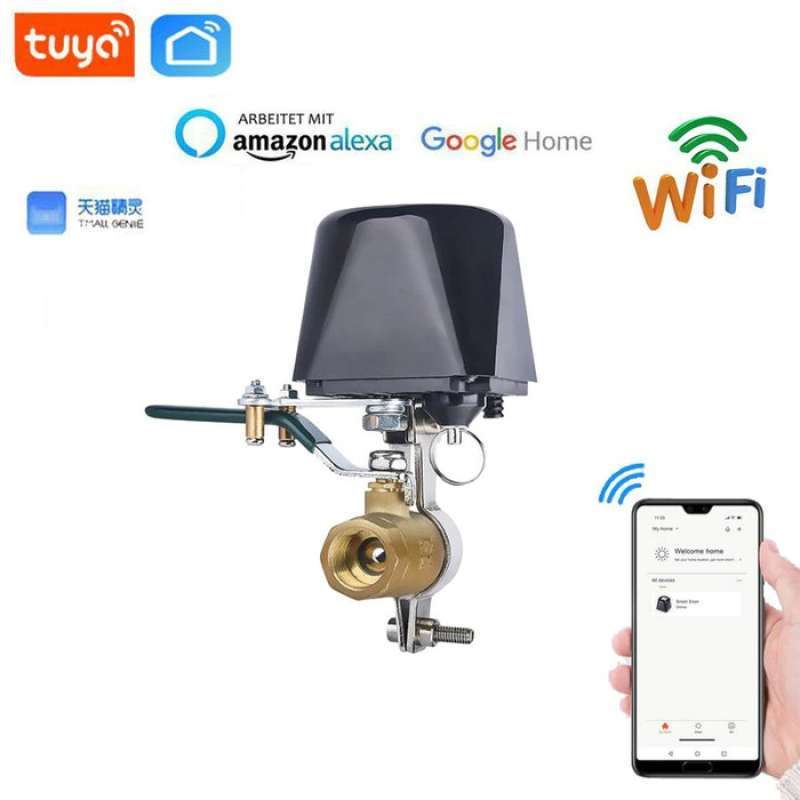 Jual Tuya Pengatur Gas Pintar Smart Wifi Control Water Valve Gas ...
