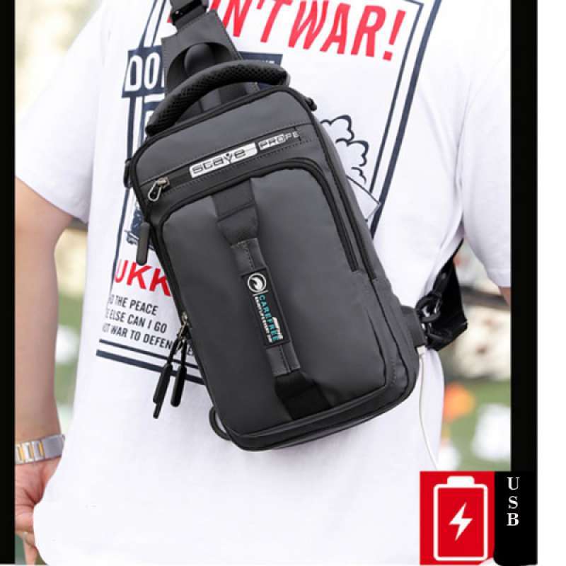 Jual Tas Selempang Pria Sling Bag Waist Bag Pria Tas Pria