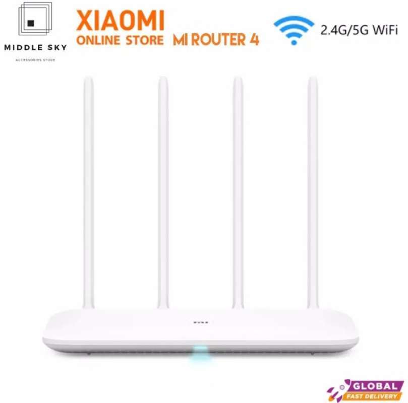 Jual Xiaomi Mi Router 4 Minet Key Mobile Dual Band