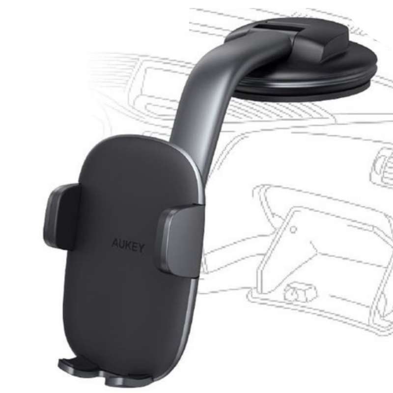 Jual Aukey Holder HDC50 Dashboard Phone Mount 500457 Hitam di