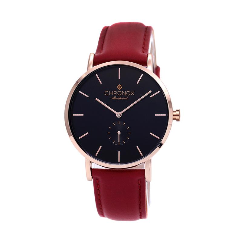 Jual CHRONOX CX1003-C4 Jam Tangan Pria - Merah Hitam 