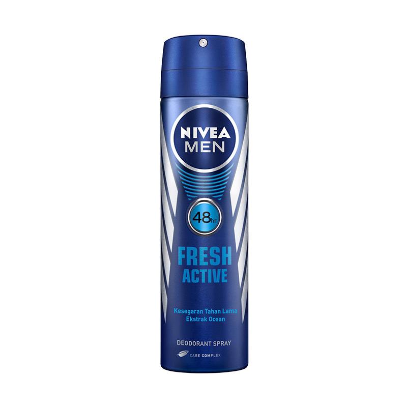 Jual Nivea Fresh Active Deodorant Spray Pria [150 mL] di Seller Jofana shop Cilangkap, Kota