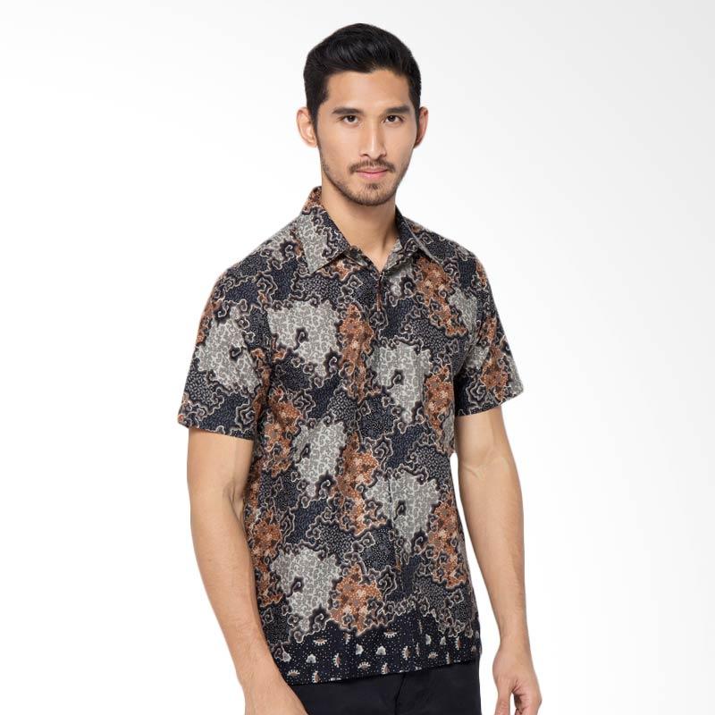 Jual Asana Sekar Jagad Regular Kemeja Batik Pria - Black