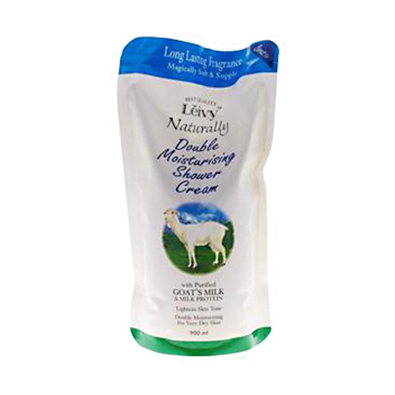 Jual Leivy Shower Cream Goats Milk Refill [900 mL] Online