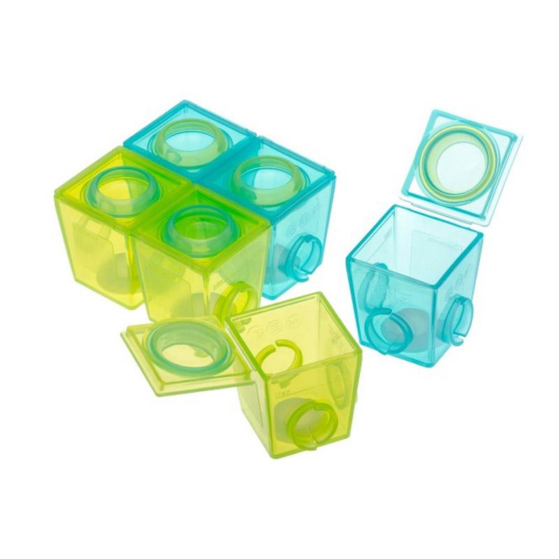 jual max 1st stage weaning pots size 40ml x 6pcs color blue green harga jual max 1st stage weaning pots size 40ml x 6pcs color blue green harga