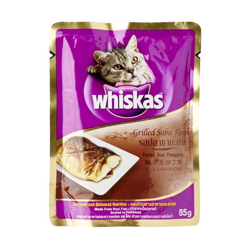 Jual Whiskas Grilled Saba Flavor Wet Cat Food di Seller SEGITU