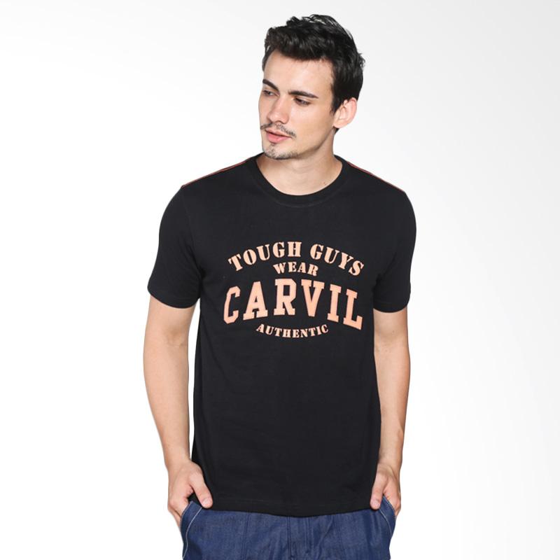 Harga Carvil Men Teeblk T-Shirt - Hitam - PriceNia.com