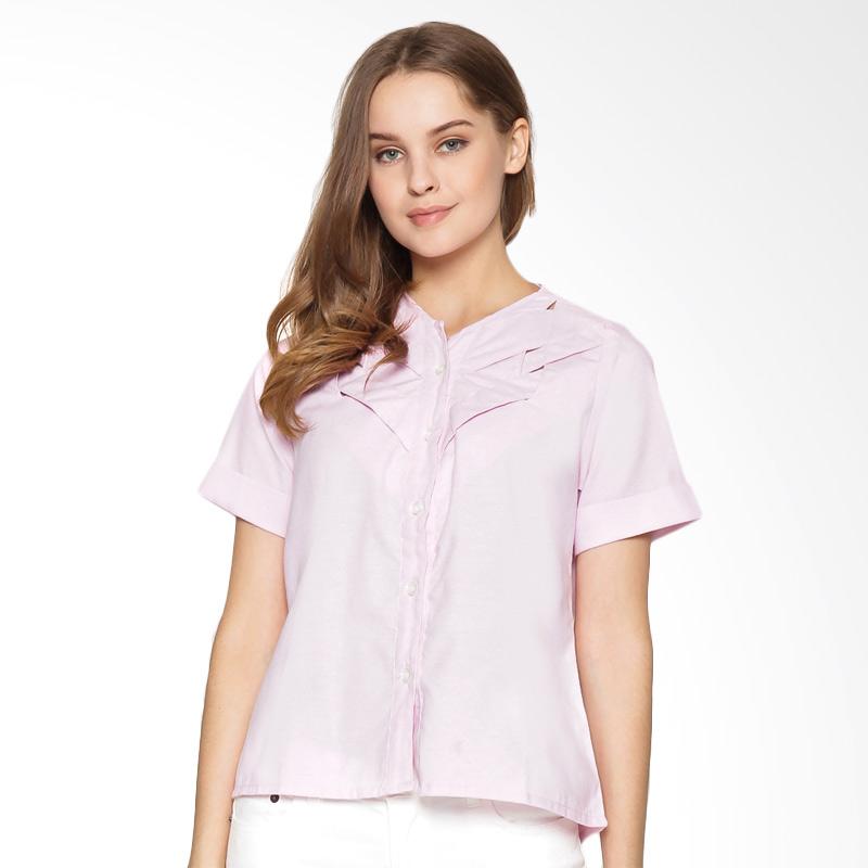 jual cocolyn natalie top atasan wanita pink jual cocolyn natalie top atasan wanita pink