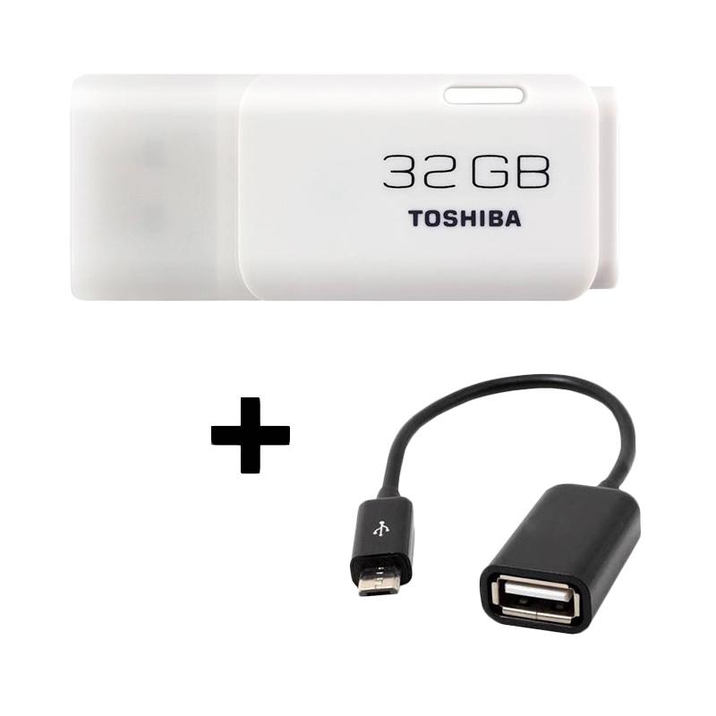 Jual Toshiba USB Flashdisk [32 GB] Free OTG USB Cable