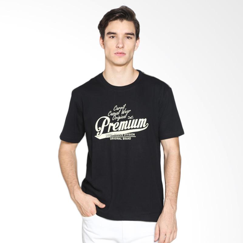 Ha   rga Carvil Men Teeblk T-Shirt - Hitam - PriceNia.com