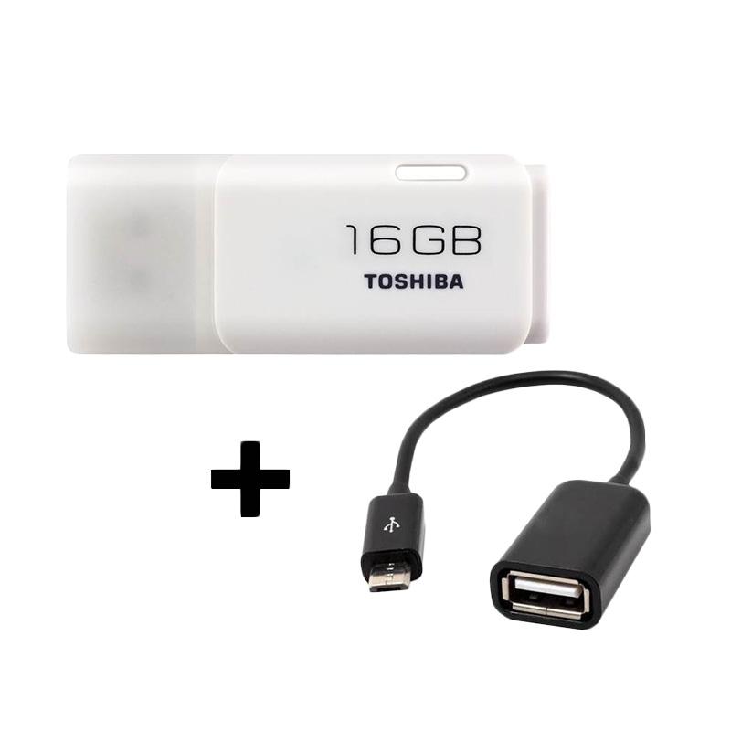 jual toshiba usb flashdisk 16 gb free otg usb cable jual toshiba usb flashdisk 16 gb free otg usb cable