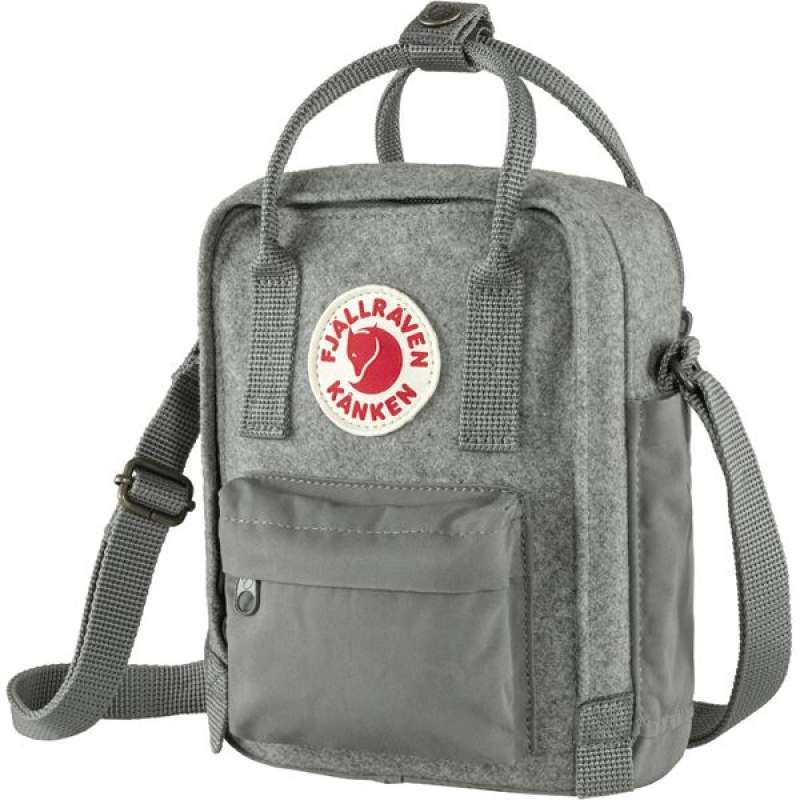 Promo Fjallraven Kanken ReWool Sling Tas Selempang Granite Grey