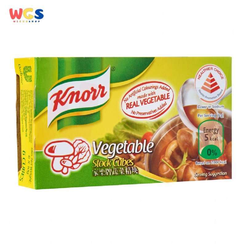 Jual Knorr Vegetable Stock Cubes 6 x 10gr Singapore Halal di Seller