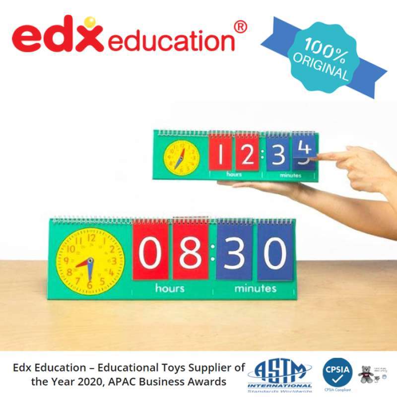 Jual EDX Education Time Flipchart Mainan Edukasi di Seller EdxEducation