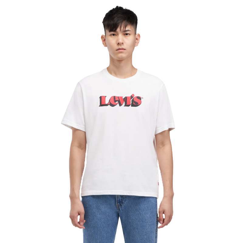 Jual Levi's Ss Relaxed Fit Tee Mv Ssnl Nature Logo W (16143-0108) - M ...