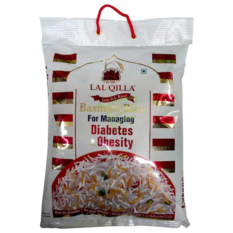 Jual Beras Basmati Lal Qilla 5KG Beras India untuk Diabetes Obesity di