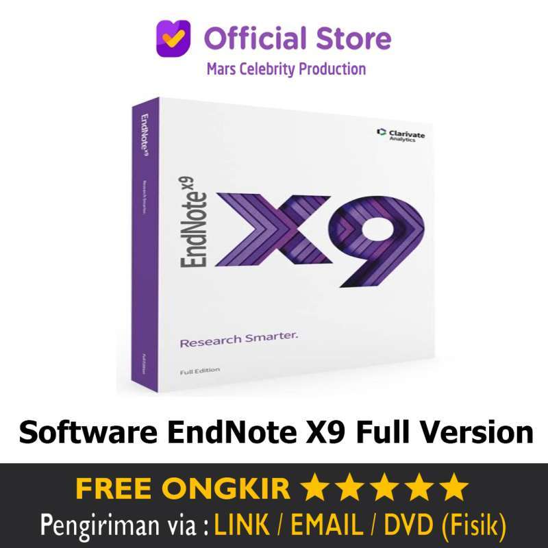 Jual Software EndNote X9 Full Version X8 Windows Mac OS Terbaru End
