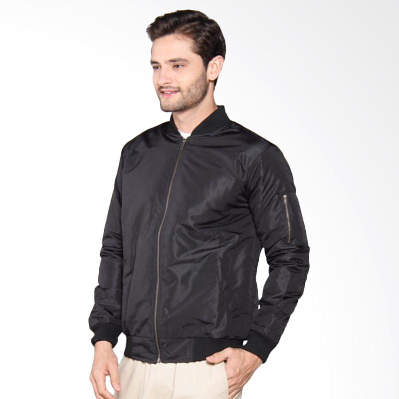 Jual HEMMEH Jaket  Bomber  Hitam Online Harga Kualitas 