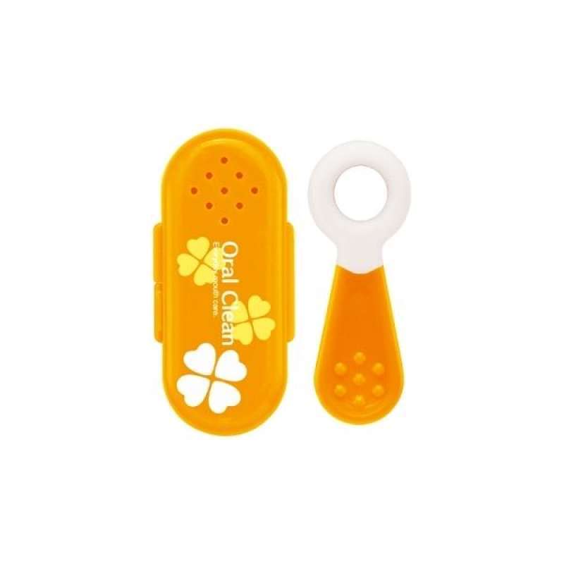 Jual Japan SKATER portable tongue coating cleaner orange (TNC1) di