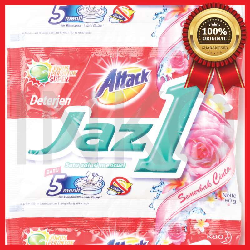 Jual Attack Deterjen Jaz1 Semerbak Cinta Renceng 6x50gr Di Seller Inko ...