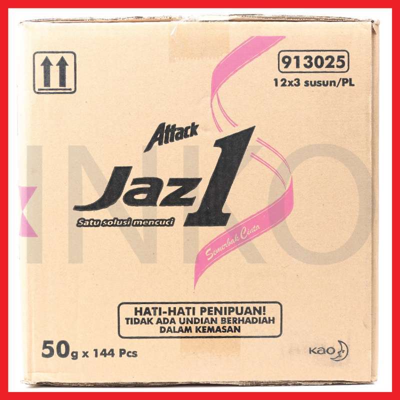 Jual Attack Deterjen Jaz1 Semerbak Cinta Renceng 6x50gr Di Seller Inko ...
