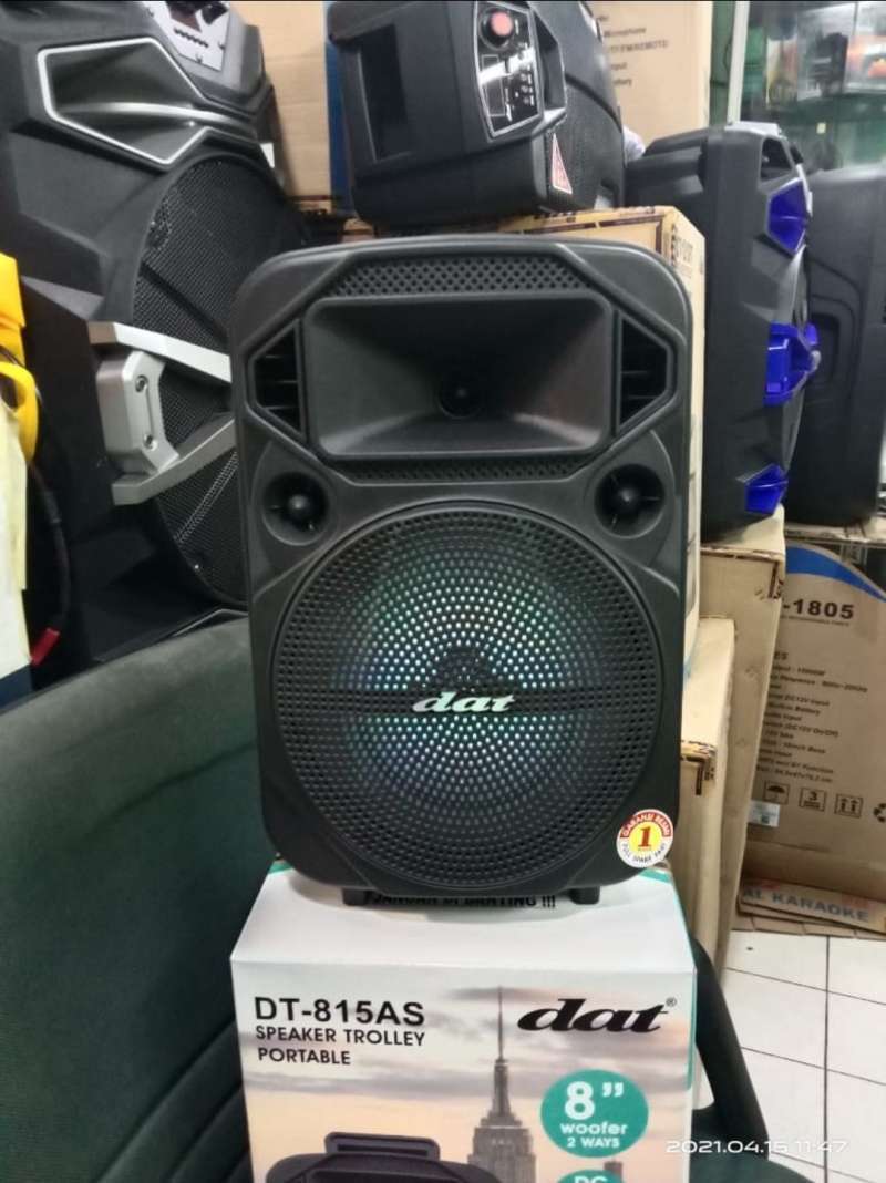Jual speaker karaoke dat 815 as free mic wirelles di Seller LARIS