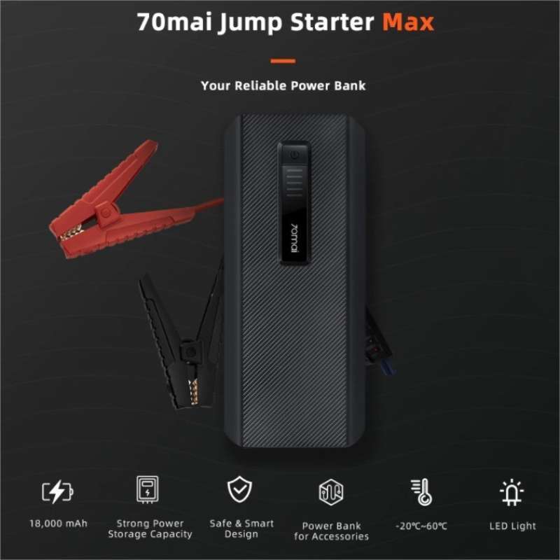 Jual 70mai PS06 Car Jumper Jump Starter MAX Aki Mobil
